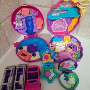 Polly Pocket Compact Assoreted Toy Bundle